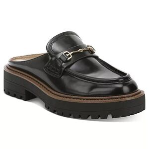 Sam Edelman Black Leather Mules
